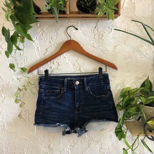 AEO Hi Rise Shortie Super Stretch Jean Shorts 4